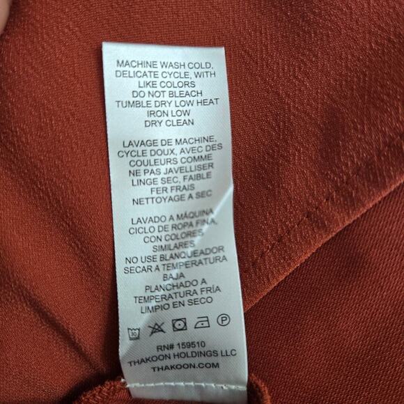 NWT Thakoon Women's Dresses, Rust Slip Dress, Size 6 - Picture 9 of 12